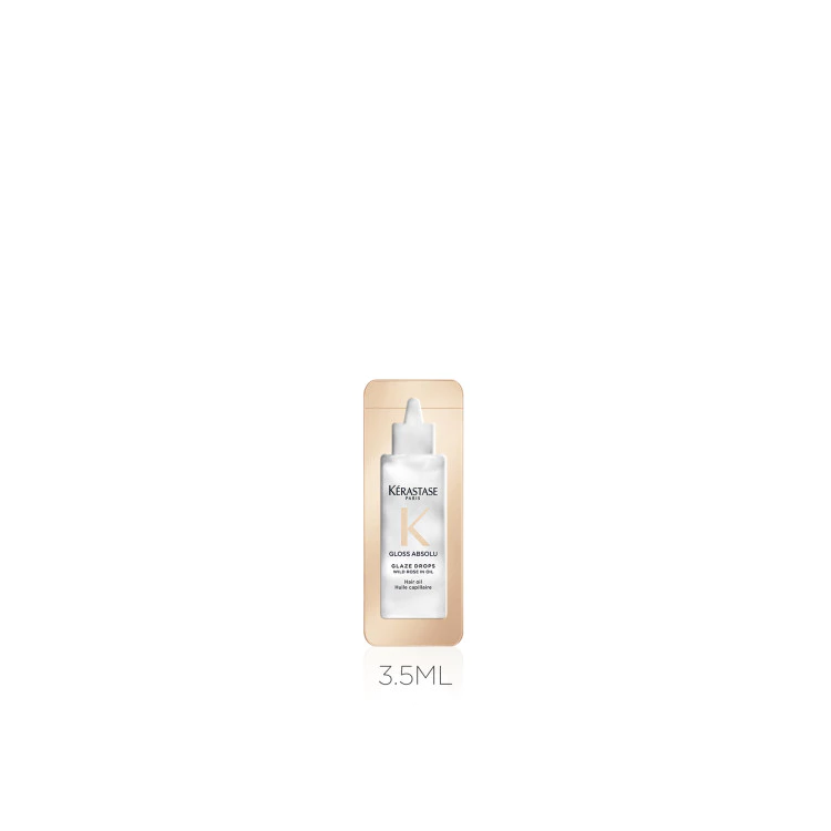 [สินค้าสมนาคุณงดจำหน่าย] Kerastase Gloss Absolu Glaze Drops 3.5ml ชิ่งออยล์เนือบางเบา