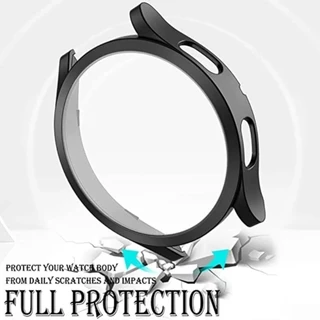 Protector Case + Strap สําหรับ Samsung Galaxy Watch 7 6 5 4 44 มม.40 มม.ตาข่ายเหล็กสร้อยข้อมือสําหรับนาฬิกา 7 FE 40 มม. + TPU กรณี