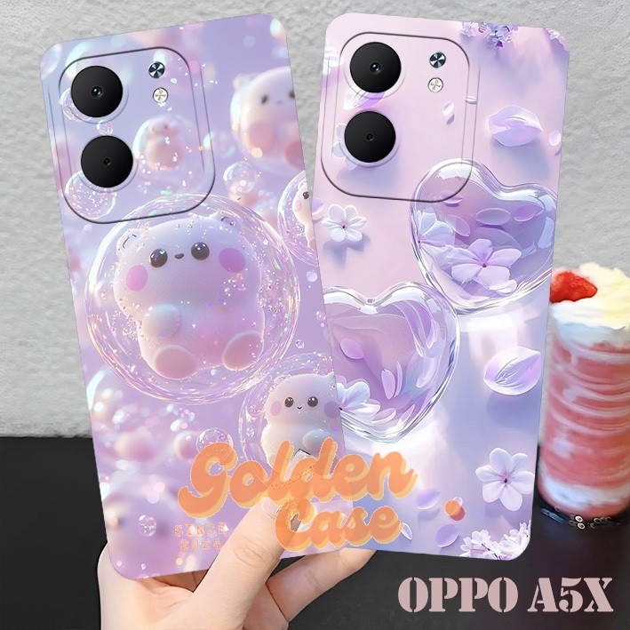 HP [GCS483] เคสโทรศัพท์สําหรับ OPPO A5X 4G 2025 A5 4G 2025 A5i Pro 4G/5G ล่าสุดน่ารักการ์ตูน motif ค