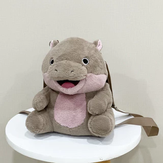 🦛COD🐷 กระเป๋าสะพายคู่การ์ตูนน่ารัก moo deng plush หมูเด้ง รูปร่าง จุของได้เยอะ สําหรับผู้หญิง