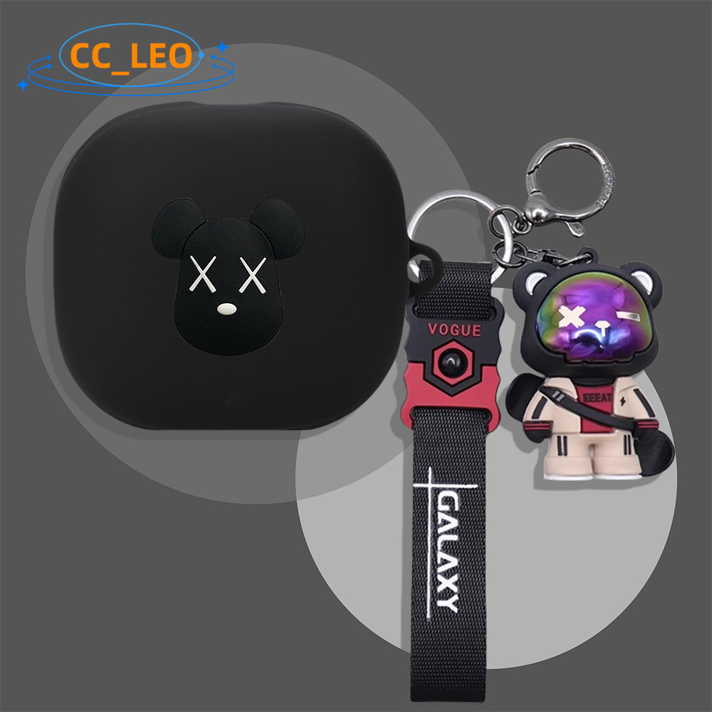 Suitable for Anker Soundcore Liberty 4 Pro Case Cute Bear Keychain Pendant Soundcore Liberty 4 Pro C
