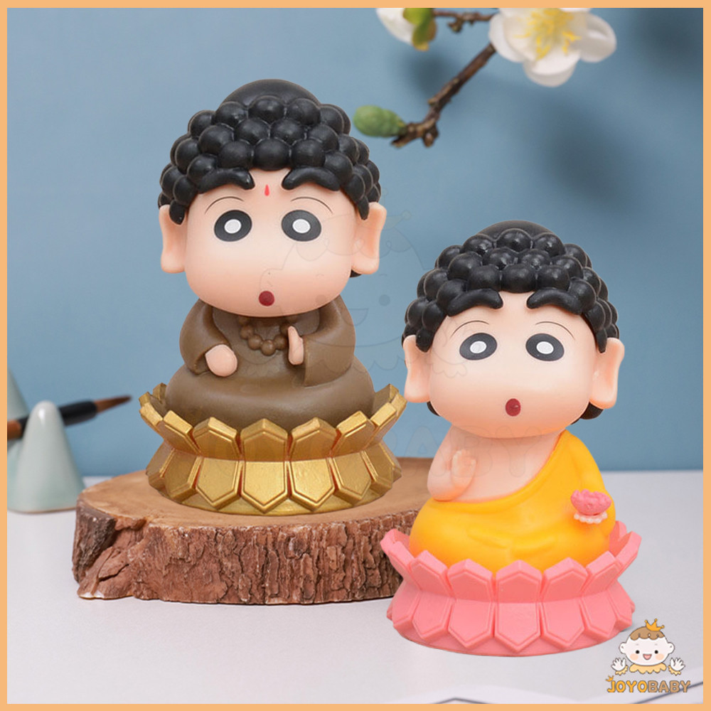 JOYOBABY ชินจังโมเดล หลวงพี่ชินจัง ชินจังโมเดล พระพุทธรูปชินจัง ของเล่นสําหรับเด็ก 52toys ชินจัง ของ