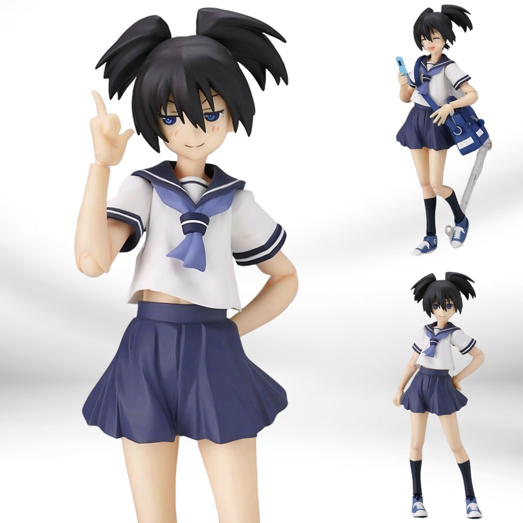 [พร้อมส่ง] งานแท้  ฟิกม่า Black Rock Shooter แบล็ค ร็อค ชูตเตอร์ Mato Kuroi คุโรอิ มาโตะ ชุดนักเรียน