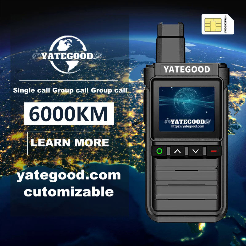 YATEGOOD  G992 GPS 5000KM zello walkie talkie long range global ptt  4G poc radio100km