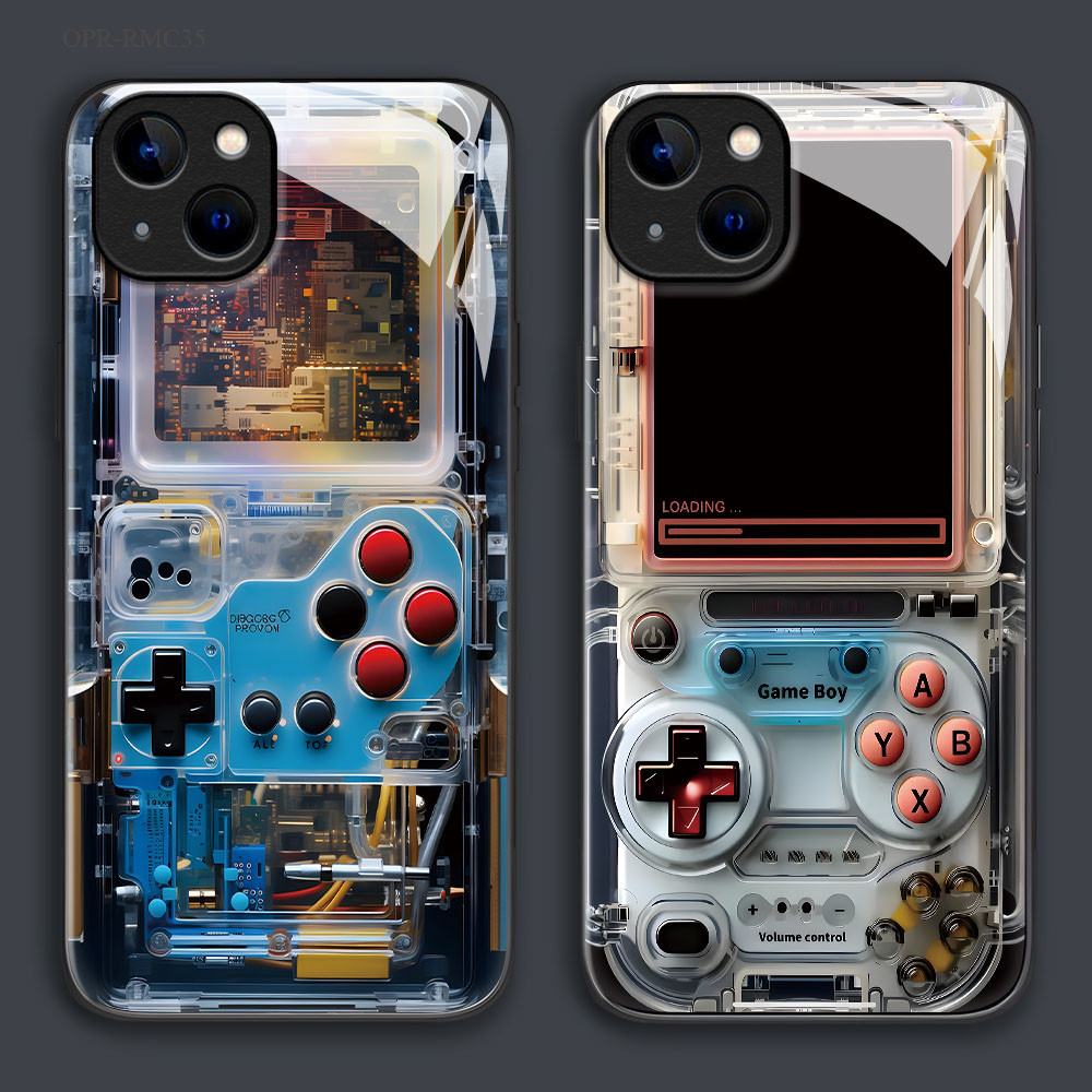 เคส For เคสแข็ง Realme 8 7 7i 6 6i 5 5S 5i C35 C17 C12 C2 C25 C25S Narzo 50 Pro 5G เคสเรียวมี เคสโทรศัพท์ Glass Case BLK