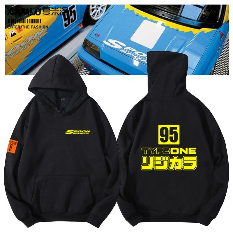 ญี่ปุ่น เจดีเอ็ม ดัดแปลงรถ คลุมด้วยผ้า เสื้อกันหนาว สปอน เสื้อผ้าผู้ชายฤดูใบไม้ร่วงฤดูหนาวเสื้อสวมหัวแจ็คเก็ต