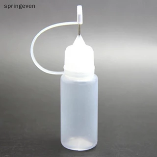 [springeven] 10 ml Tip Bottle Applicator ขวดสําหรับเครื่องมือแต่งหน้าสีน้ํามันปากแหลมสต็อกใหม่