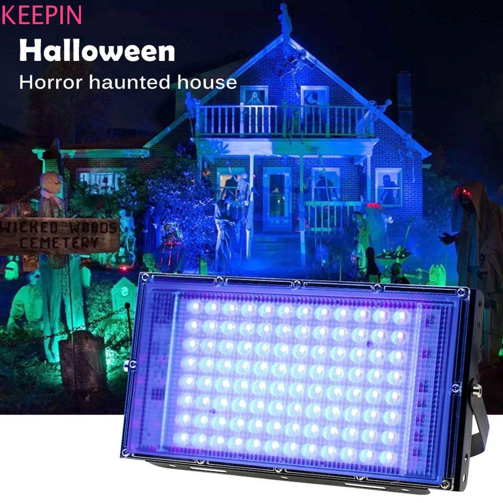 Keepin UV Floodlight, 50W/100W ไฟ UV โคมไฟ, Night Light 120 Glow 395nm UV Stage โคมไฟร้านอาหาร