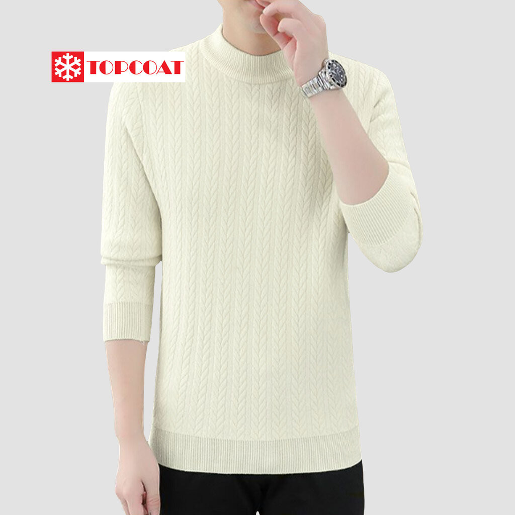 TOPCOAT เสื้อกันหนาวคอปีน บุขนหนานุ่มทั้งตัว จั้มเเขน จั้มเอวกันลม Unisex (1 ตัว) Size : XL-4XL