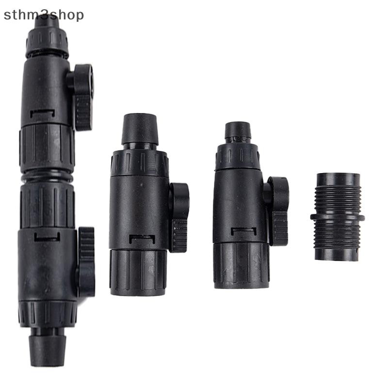 [STHM] 1pcs Fish s Water Flow Control 12 มม.16 มม.สวิทช์ Aquarium ท่อวาล์วกรอง Connector Quick Release FIshl ติดตั้งง่ายอะแดปเตอร์ MLLS