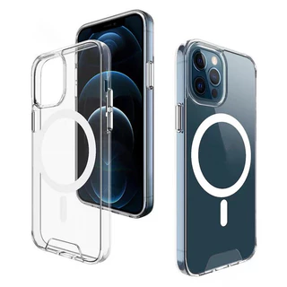 AK เคสกันกระแทกใส เคสแม่เหล็ก ใช้สำหรับ For iPhone 16 11 12 13 14 15 17 Pro Max 15 Plus Wireless charger Magnetic Case