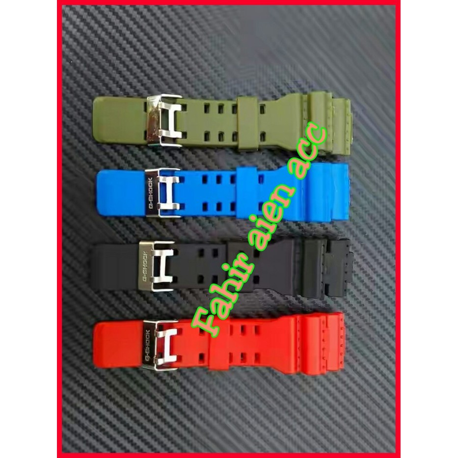 CASIO G-SHOCK GD100/GD-100/GD 100 RUBBER STRAP WATCH STRAP - สีดํา