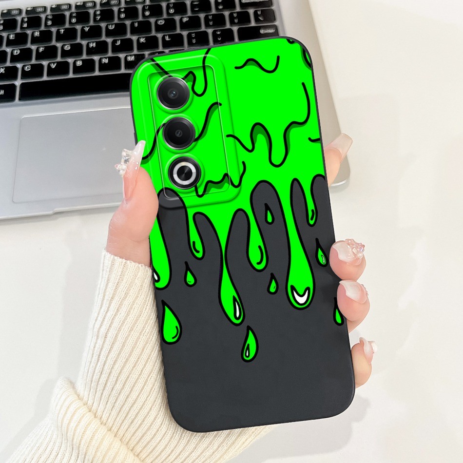 Oppo A3 Pro CPH2639 Cool Moon Milk Ripple รูปแบบเคสโทรศัพท์ Oppo A3Pro 5G เลนส์ป้องกันกรณีซิลิโคนอ่อนนุ่ม
