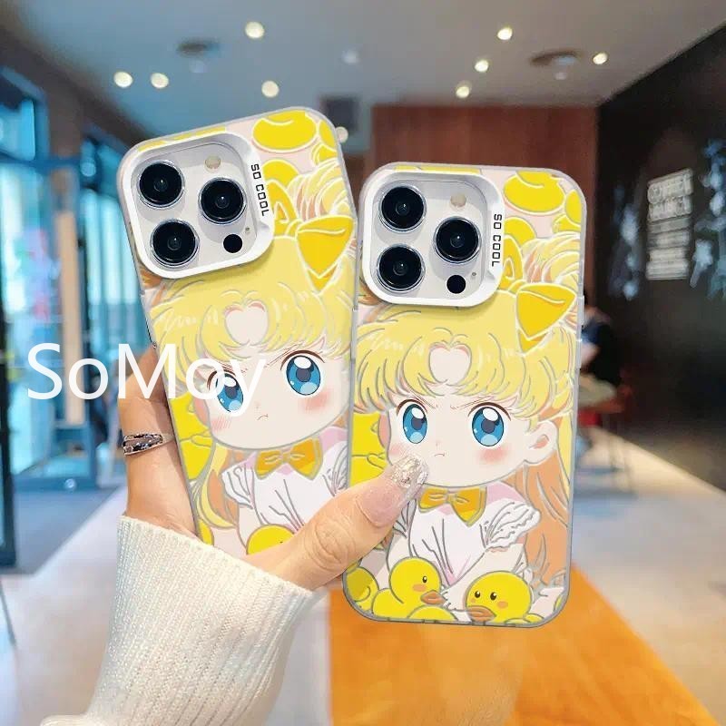 Cute Manga Girl Phone Case 11 12 13 14 15 16 Promax Plus Pro