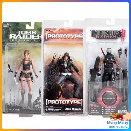 Neca 7นิ้ว Tomb Raider Laura Tomb Raider ตุ๊กตา Rolla สามารถเคลื่อนย้ายได้
