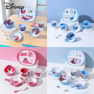 ดิสนีย์เดอร์แมนแช่แข็งเด็กบนโต๊ะอาหารช่องชามก๋วยเตี๋ยวช้อนจั…