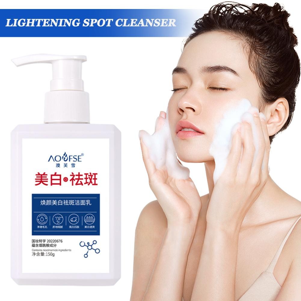 150g Face Cleanser โฟมทําความสะอาดล้ําลึก Cleanser Moisturizing Cleanser Face F9O0