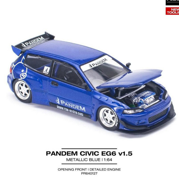 POPRACE 1: 64 PANDEM CIVIC EG6 v1.5 METALLIC BLUE