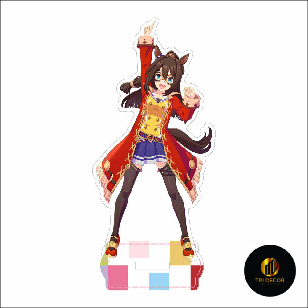 พวงกุญแจ โมเดล สแตนดี้ Pretty Derby Anime Seiun Sky Eishin Flash Mr. CB ของตกแต่งโต๊ะเรียนและโต๊ะทํา