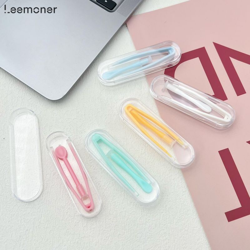 [Lemon]คอนแทคเลนส์น้ำยาล้างชุดเลนส์แบบพกพาสีคอนแทคเลนส์กล่องดูดกล่องเก็บของ-LN
