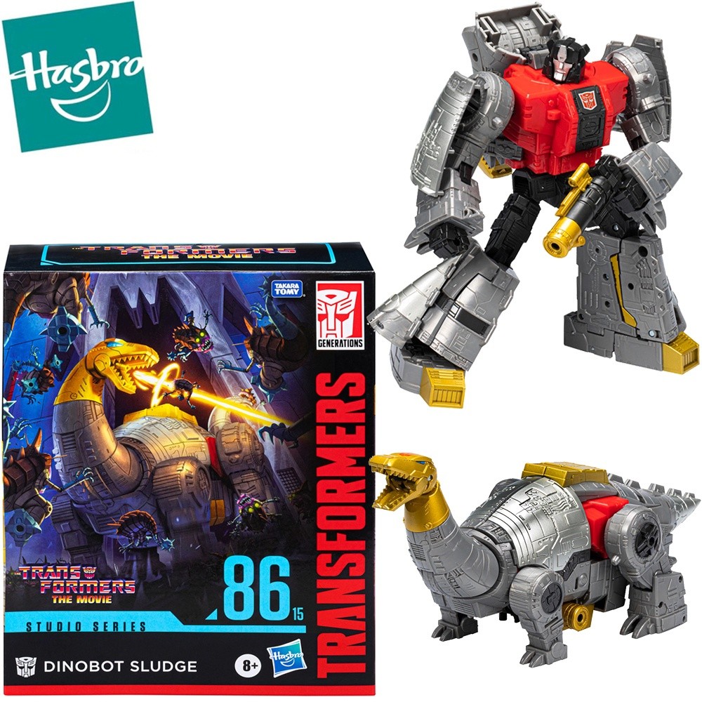 Hasbro Transformers Studio Series 86-15 Dinobot Sludge Leader Class Action Figure Collectible Movie 