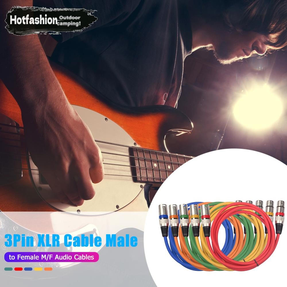 5 ชิ้น 3Pin XLR สายชายกับหญิง M/F ฟอยล์ + สายสัญญาณเสียงป้องกันแบบบราซิล