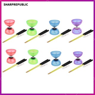 [Sharprepublic] 13 ซม. ชุดเกมแบบดั้งเดิม Juggling Diabolo ขอ…
