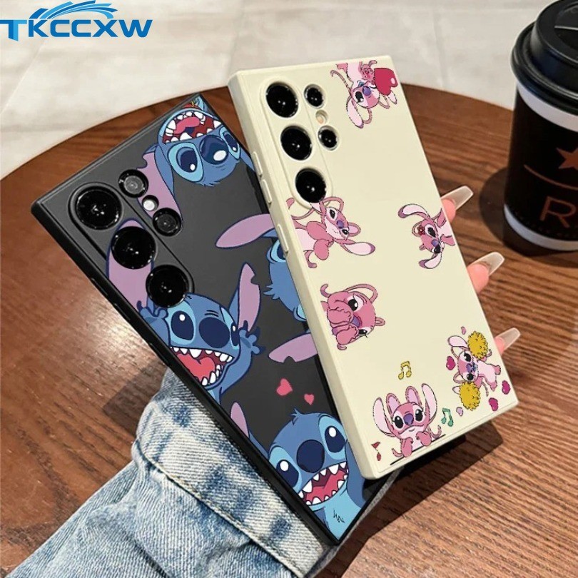 Stitch Angel คู่เคสโทรศัพท์สําหรับ Vivo V30 V29 V27 V25 Pro V29 Lite V29e V27e นุ่มกันกระแทกกันชนปกหลัง