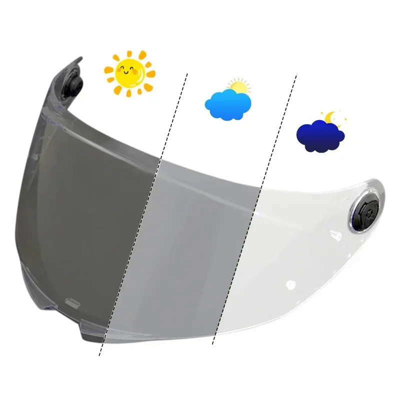 For MT THUNDER 4 SV STINGER 2 MT-V-28B Helmet Photochromic Visor Lens Sunshield
