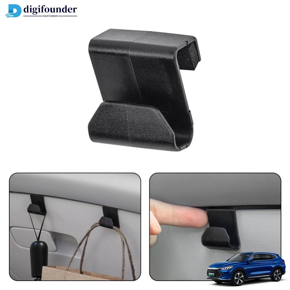 Digifounder รถถุงมือกล่องซ่อนตะขอผู้โดยสารกระเป๋าแขวนกระเป๋าหมวกผู้ถือภายในร่มอุปกรณ์อัตโนมัติสําหรับ BYD Seagull Atto 3 J4K2