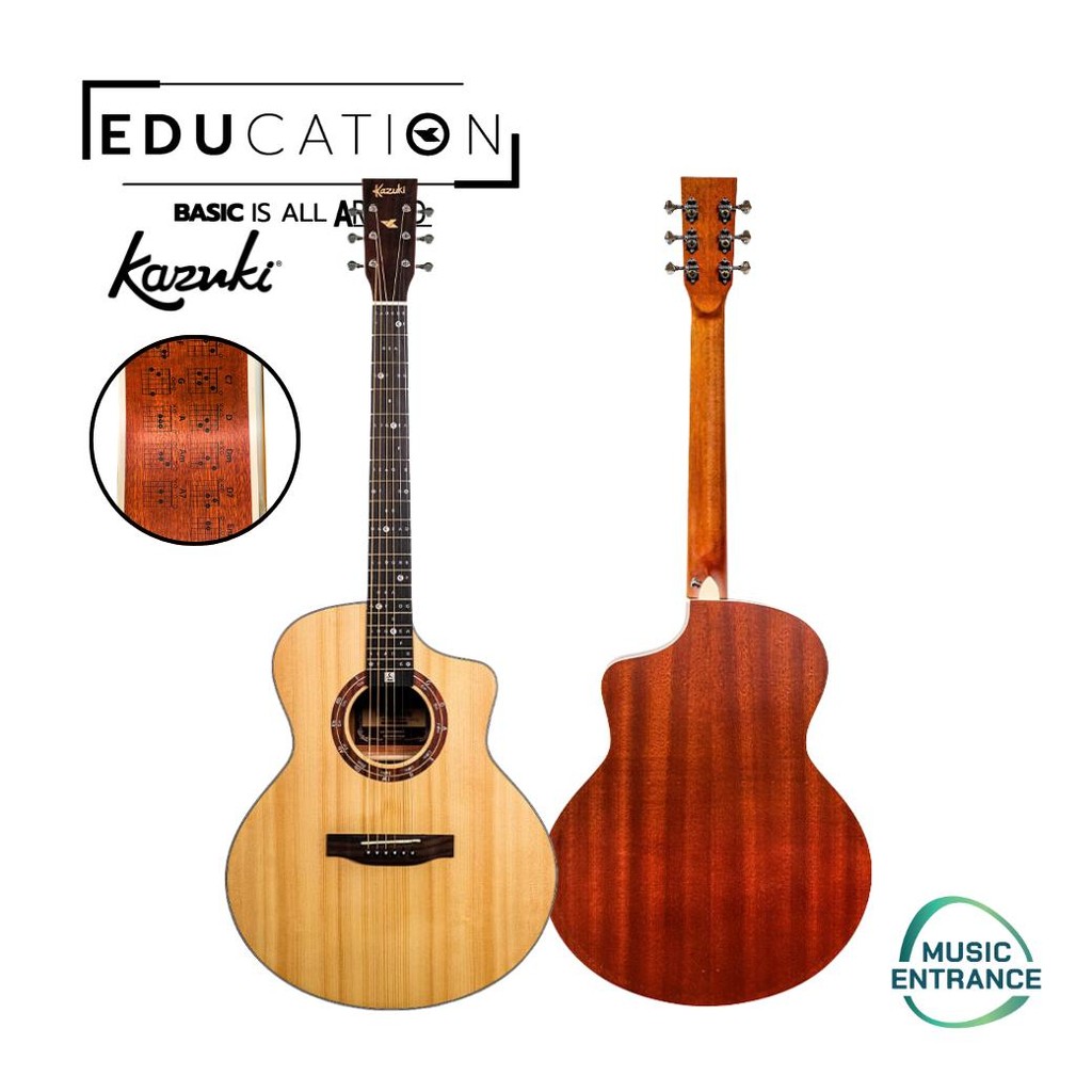 Kazuki Education Series Middle School (GA-C) กีตาร์โปร่ง ขนาด 40 นิ้ว