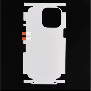 ฟิล์มหลังแบบใส หุ้มรอบเครื่อง ฟิล์มไฮดรอลิกขอบรวมทุกอย่าง For สำหรับ iPhone 13 Pro Max 12 15 14 16 promax plus 16e mini