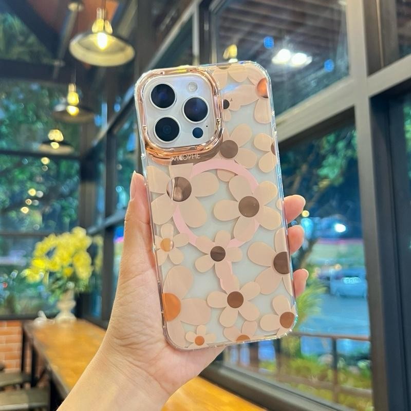 MOOPHE เคส ดอกไม้ เคส แม่เหล็ก ชาร์ได้ สำหรับiPhone 17 Air 17Proamx 17Pro 11 12 13 14 15 16 PRO MAX Plus 16PROMAX 16Plus - ภาพย่อย 3