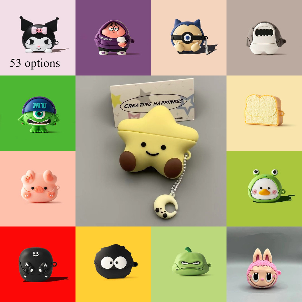 สําหรับ Jeep EW133 เคส Case เคสหูฟังบุคลิกภาพ Handstand Big Bear Star Moon รูปแบบยอดนิยม