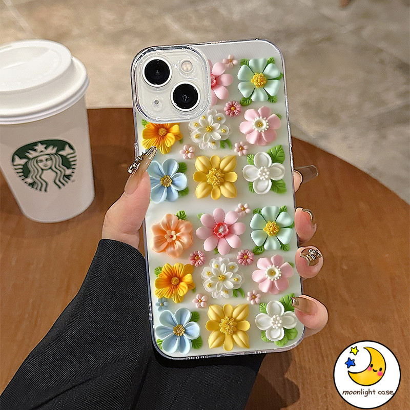 GOOD เคสคุณภาพสูง ดอกไม้สีสันสวยงาม สําหรับ Samsung A05s A15 A25 A51 A53 A11 A12 A13 A14 A21s ราคา ถูกที่สุด ดีลบีเคเค แกลเลอรีภาพที่ 5