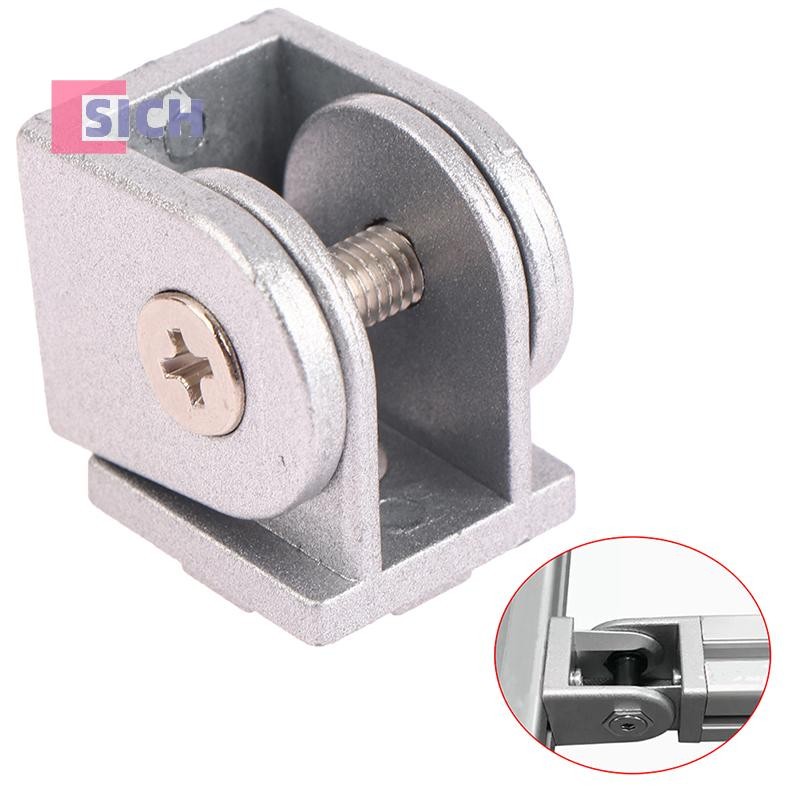 [Sich] สังกะสีอัลลอยด์บานพับแบบยืดหยุ่น Pivot Joint Connector สําหรับอลูมิเนียมโปรไฟล์การอัดรีดบานพั