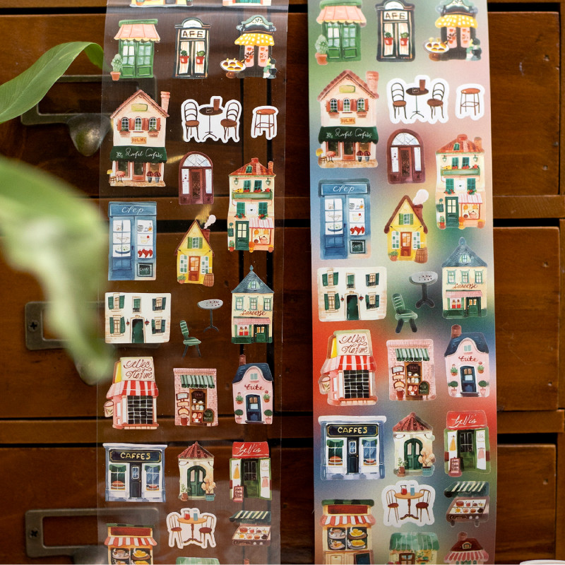 Journal Go 7x200 ซม.ทุกวัน Routine Life สติกเกอร์เทปสําหรับ Scrapbooking Collage Junk Journal Planner แดรี่ Pre-Cut Masking เทป