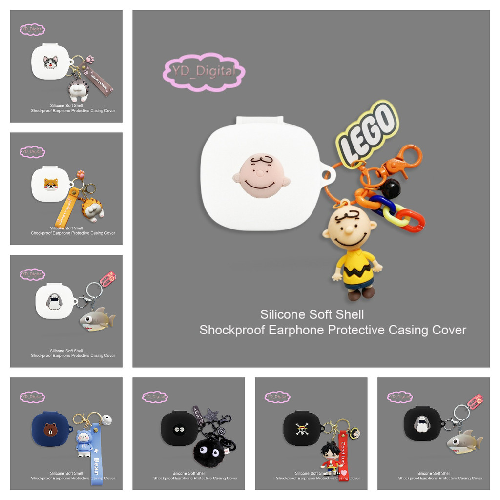 Casing Cover for 1MORE Ear Clip S12 Cute Sanrio Silicone Headphone Soft Shell Shockproof Cartoon Ear