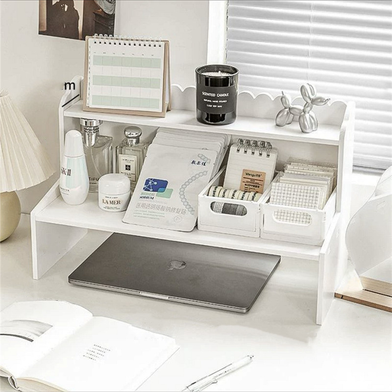 MUKUKU ชั้นเก็บของจัดระเบียบโต๊ะชั้นวางโต๊ะล็อกเกอร์ตู้เก็บของตู้เก็บของพร้อมลิ้นชักประหยัดพื้นที่ทนทาน - รูปที่ 6