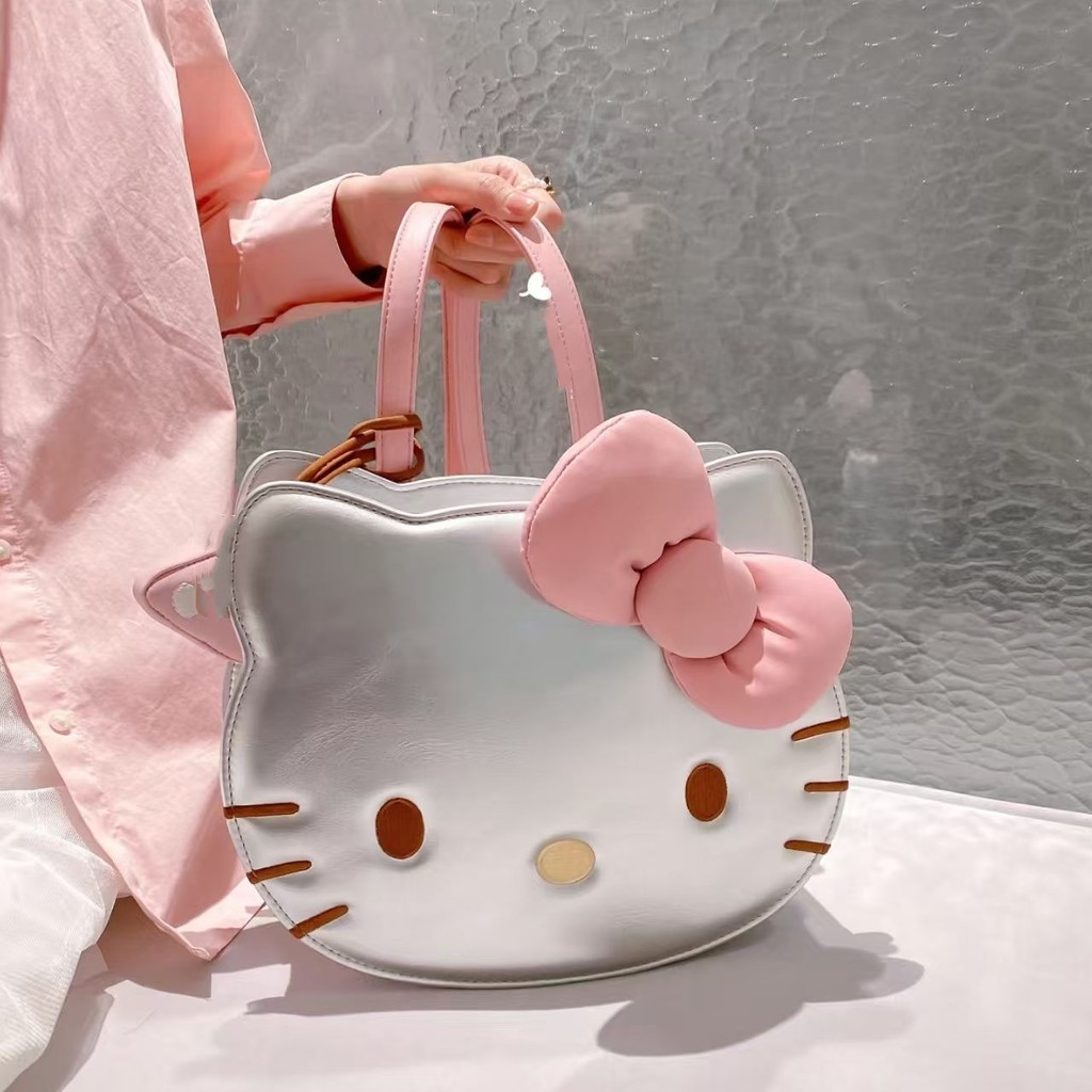 [กระเป๋าญี่ปุ่น] Hellokitty กระเป๋านักเรียน Sweet Cute Girl Heart Backpack Junior High School Studen