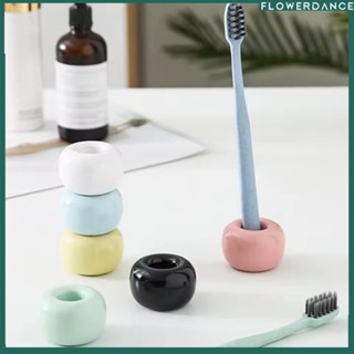 ที่วางแปรงสีฟันเซรามิกแบบพกพา ที่ใส่ยาสีฟันอเนกประสงค์ กล่อง…