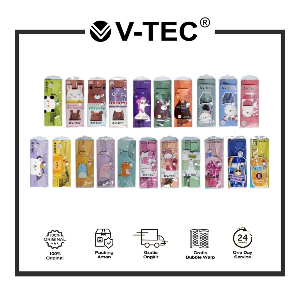 V-TEC RULER SET 4 ชิ้น VT 1011 / VT 1007 / VT 055 / VT 0211 PAK