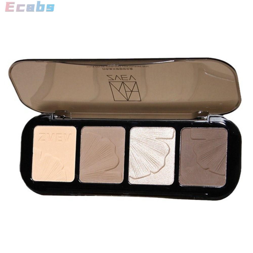 จานสีคอนทัวร์ ECABS, ไฮไลท์ใบหน้าคอนทัวร์ 4 In 1, ไฮไลท์เนื้อแมท, เหลาแป้งแรเงา
