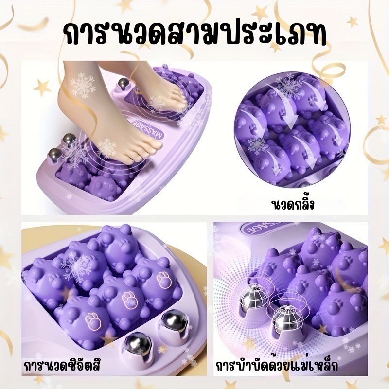 แผ่นนวดเท้าชีริชแบบม้วนได้ ดีไซน์ทันสมัย ใช้กดจุดผ่อนคลายที่บ้านหรือออฟฟิศ EX0025PU ราคา ถูกที่สุด ดีลบีเคเค แกลเลอรีภาพที่ 5