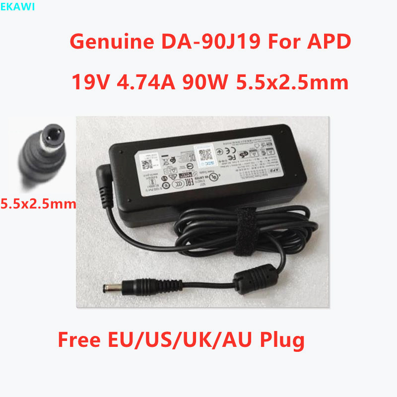ของแท้ APD DA-90J19 19V 4.74A 90W 5.5x2.5 มม.อะแดปเตอร์ AC สําหรับ Intel NUC 8 10 แล็ปท็อปแหล่งจ่ายไ