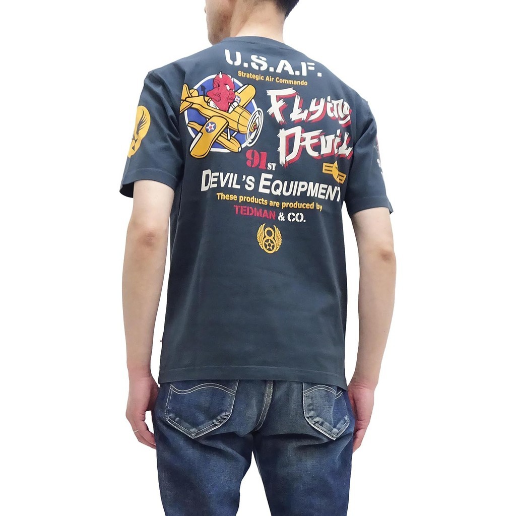 TEDMAN Ready stock T-Shirt Lucky Devil Men Short Sleeve tee