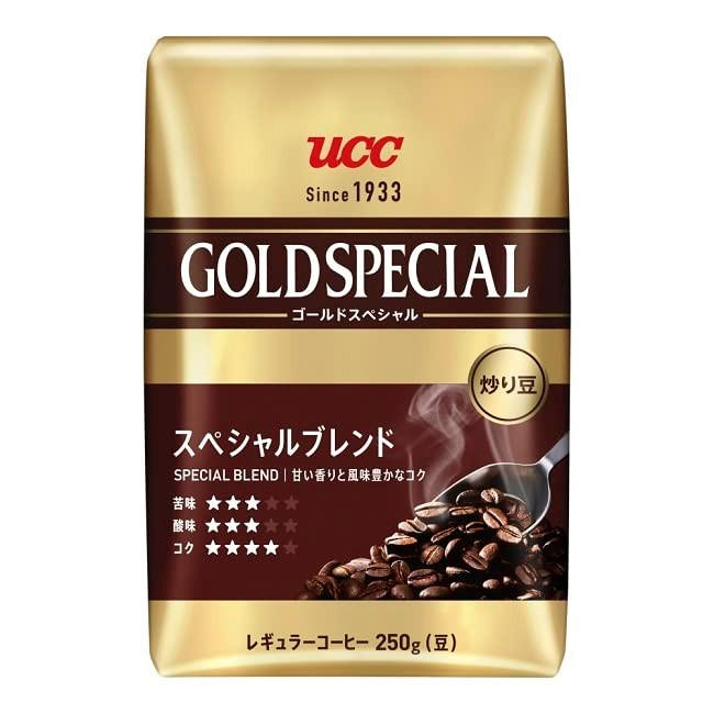 UCC UESHIMA COFFEE roasted beans Gold Special Special Blend 1 bag (250g)- Shipping from Japan -
