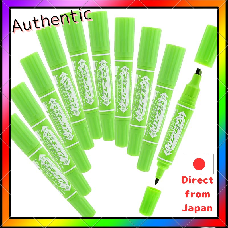 Zebra Oil-based Pen Highlighter Care Refill Type Light Green 10 pieces B-YYT5-LG