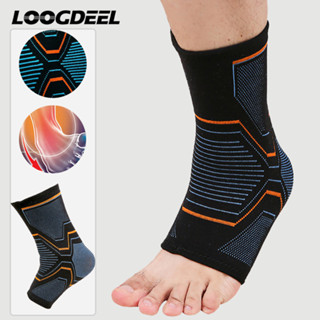 LOOGDEEL สายรัดข้อเท้าสำหรับกีฬาและฟิตเนส ยืดหยุ่น ระบายอากา…