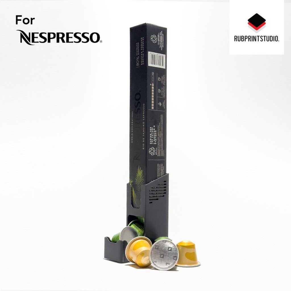 ชั้นวางกาแฟแคปซูล Nespresso Capsule Sleeve มียางรองกันลื่น แท่นวางแคปซูล ที่ใส่แคปซูลกาแฟ